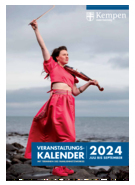 Veranstaltungskalender Kempen, Ausgabe 03, Juni ’24 (PDF | 1.4 MB)